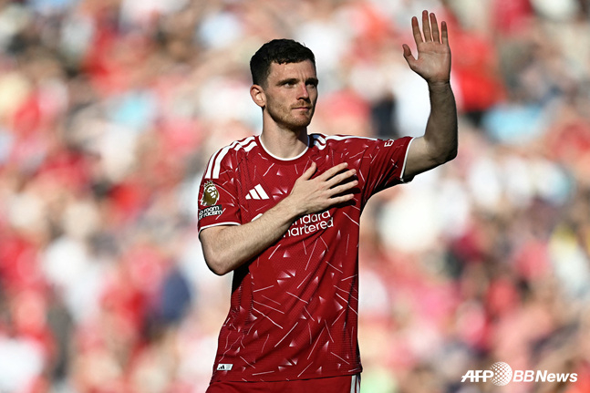 Andy Robertson. /AFPBBNews=NEWS1