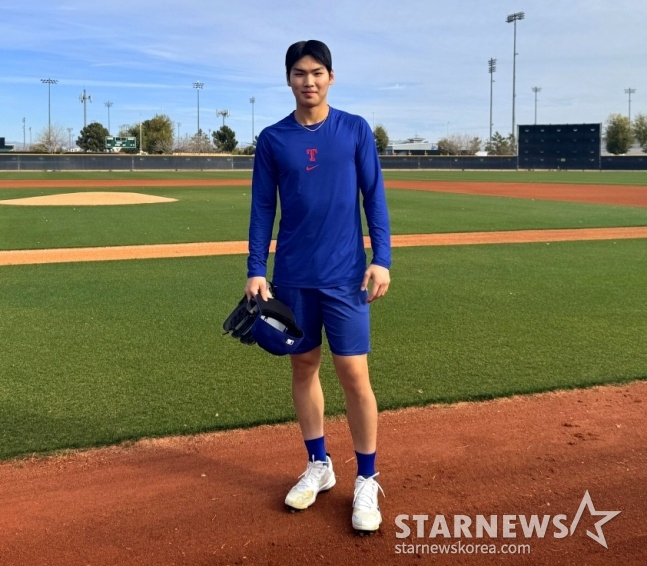 Texas Rangers' Kim Sung-jun. /Photo=Provided by Kim Sung-jun's representative