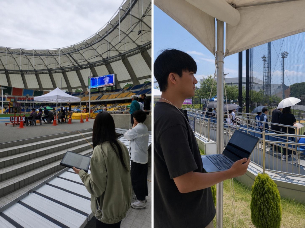 Sports Ethics Center's human rights protection activity operation at the 55th National Youth Sports Festival. /Photo=Sports Ethics Center