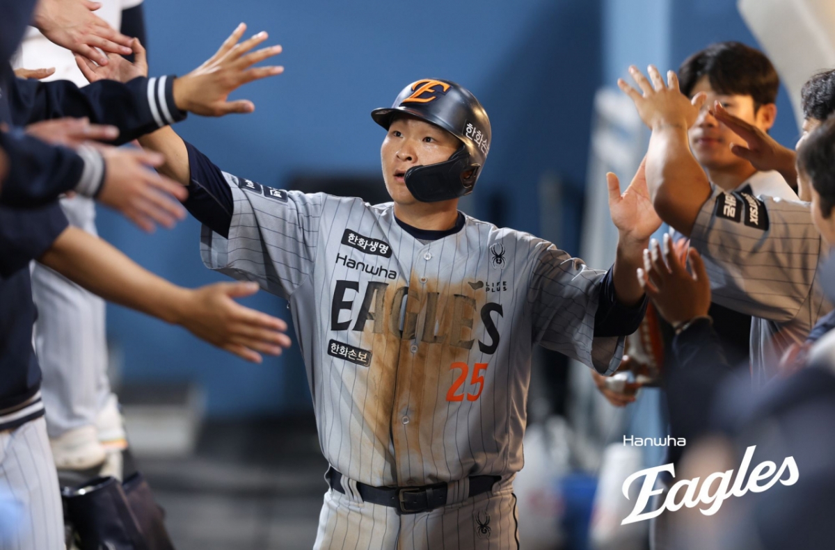 Hanwha Eagles' Kim Tae-yeon's performance in the match against Changwon NC on the 28th. /Photo=Hanwha Eagles