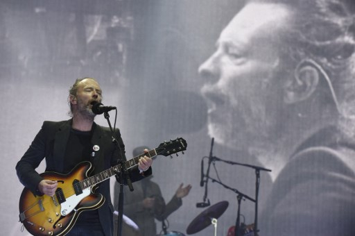Radiohead performing in Glasgow, UK, in 2017 /AFPBBNews=NEWS1