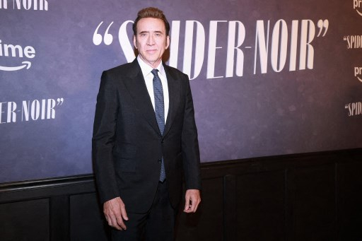 Nicolas Cage attended the world premiere of Amazon Prime Video's 'Spider-Noir' on May 27 /AFPBBNews=NEWS1