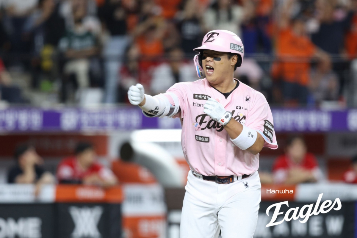 On the 29th, during the Daejeon SSG Landers-Hanwha Eagles game. Kang Baek-ho in action. /Photo=Hanwha Eagles