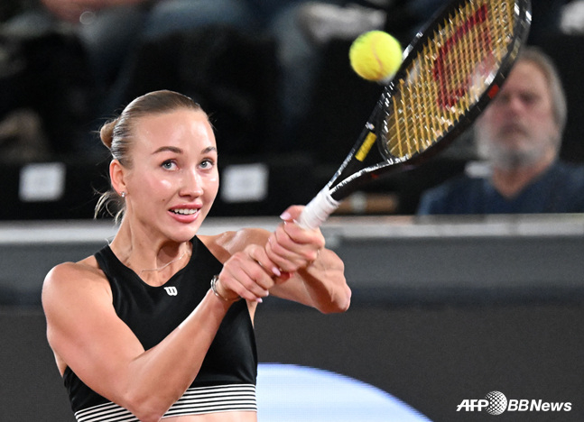 German tennis player Tamara Korpatsch. /AFPBBNews=NEWS1