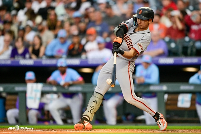 Lee Jung-hoo at bat. /AFPBBNews=NEWS1
