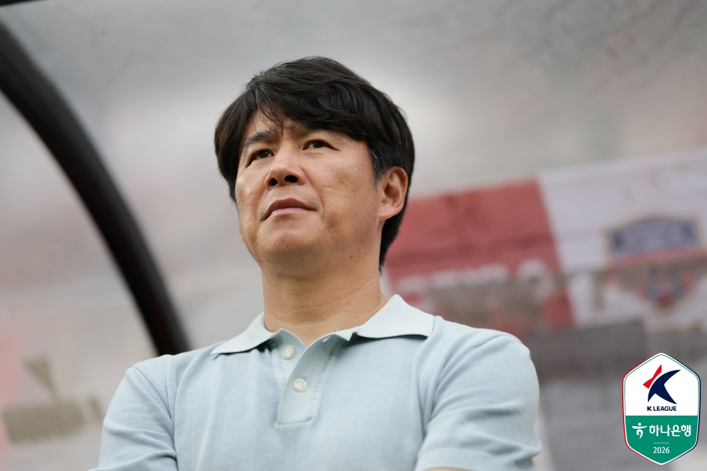 パク·ゴンハ水原FC監督。 /写真=韓国プロサッカー連盟提供
