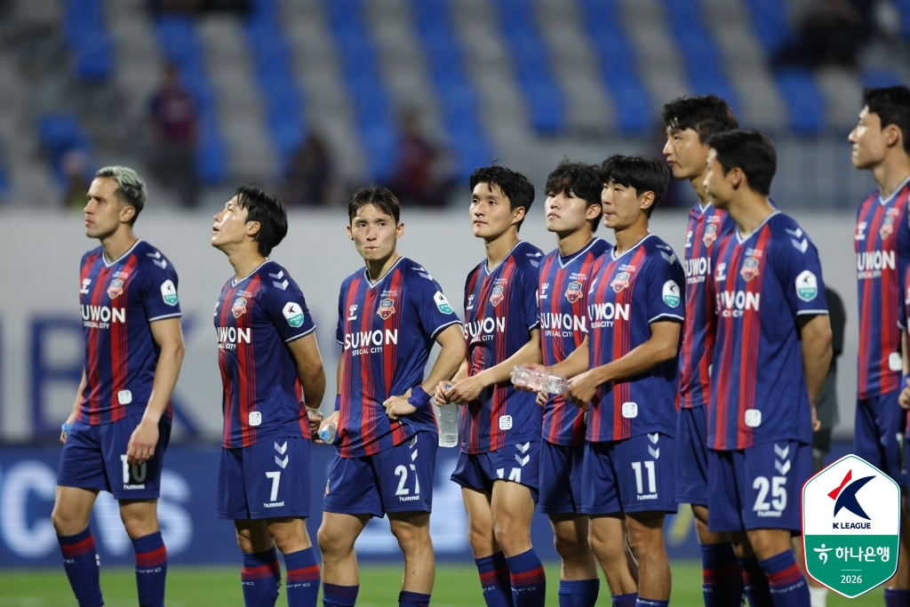 'Suwon FC team. /Photo=Korea Professional Football League