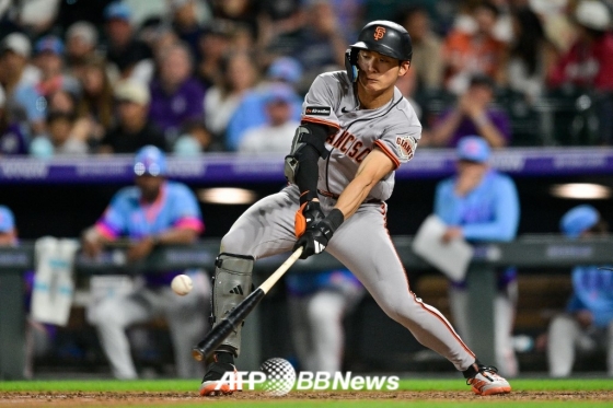 Lee Jung-hoo de los San Francisco Giants. /AFPBBNews=NEWS1