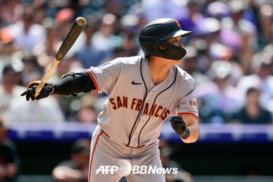 Lee Jung-hoo de los San Francisco Giants. /AFPBBNews=NEWS1