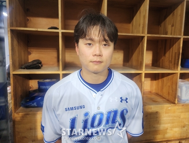 Park Seung-kyu after finishing the game on the 2nd. /Photo=Reporter Park Soo-jin