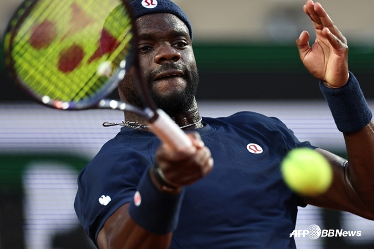 Francis Tiafoe. /AFPBBNews=NEWS1
