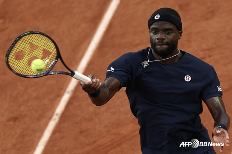 Francis Tiafoe. /AFPBBNews=NEWS1
