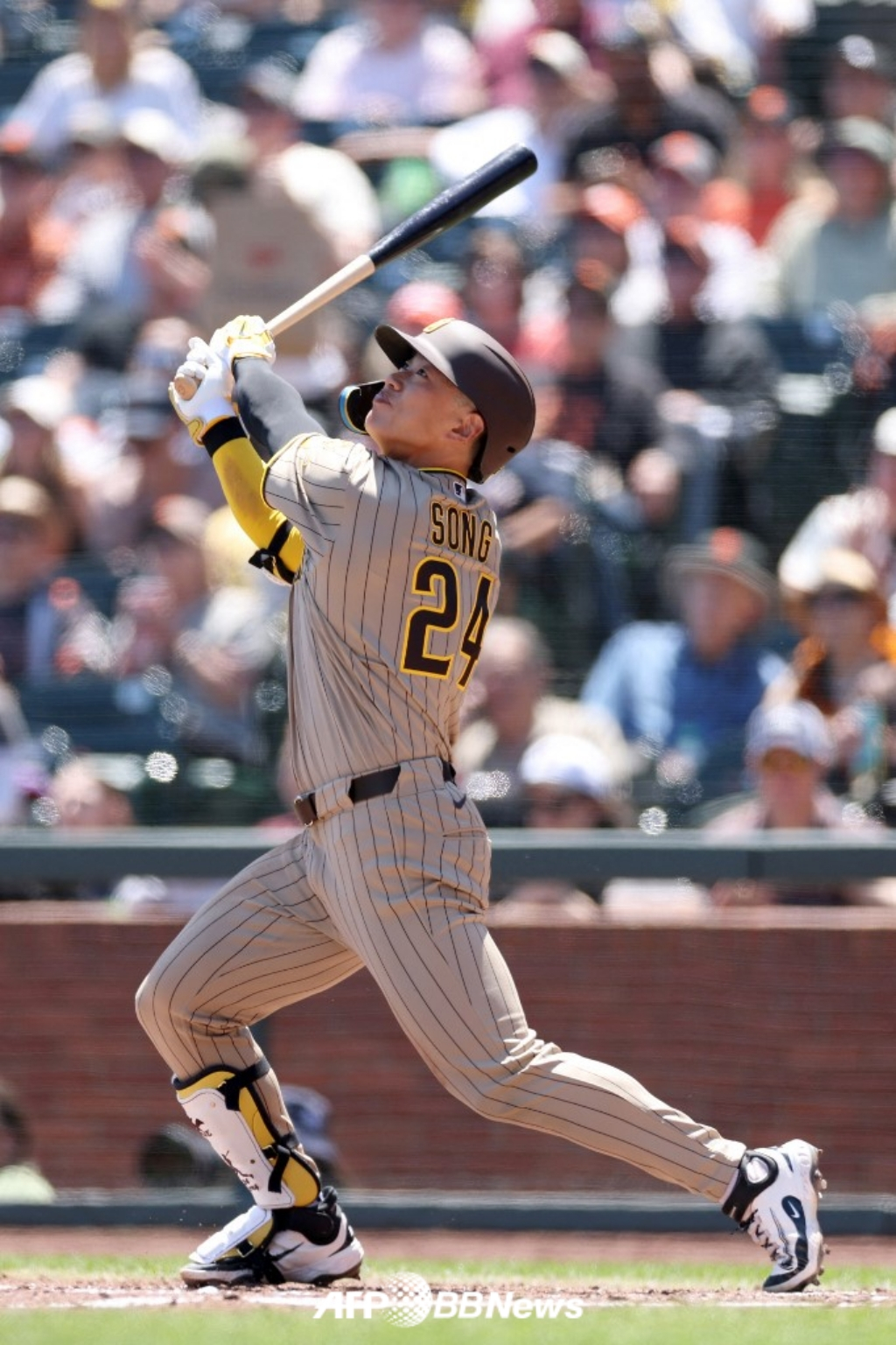 Cổng thông vận của cầu thủ sân trong San Diego Padres. /AFPBBNews = Tin tức 1