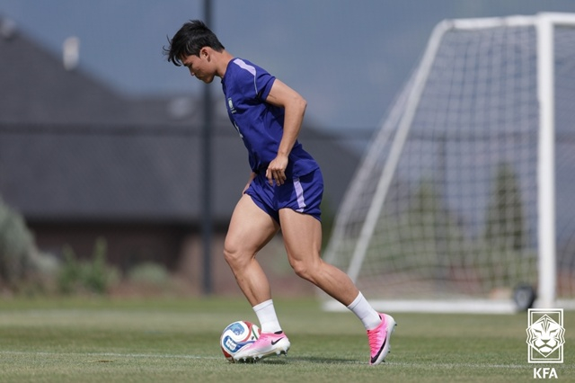 Oh Hyun-kyu, preparando la Copa Mundial de la CONCACAF. /Foto=Federación Coreana de Fútbol Profesional