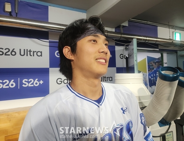 Imagen de Lee Jae-hyun tras finalizar el partido del día 2. /foto=reportero Park Su-jin