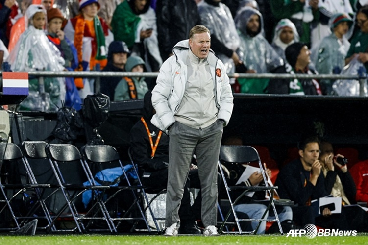 Ronald Koeman, entrenador de la selección nacional de Países Bajos. /AFPBBNews=NEWS1