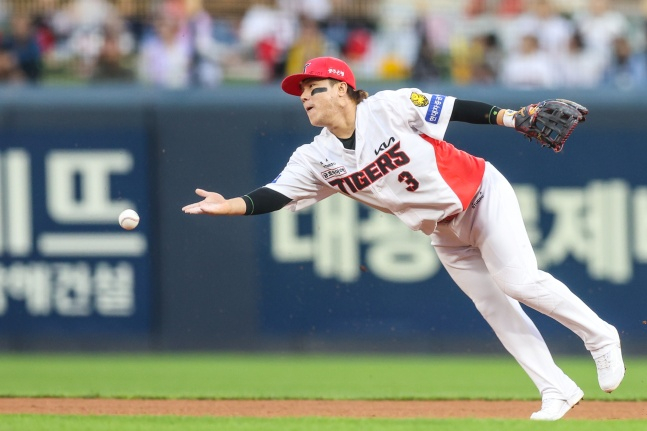 Kim Seon-bin. /Foto=Federación Coreana de Béisbol Profesional (KIA Tigers)
