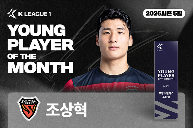 Young Player of the Month Jo Sang-hyeok. /Photo=Korea Professional Football League