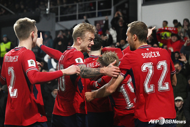 Czech Republic national football team. /AFPBBNews=NEWS1