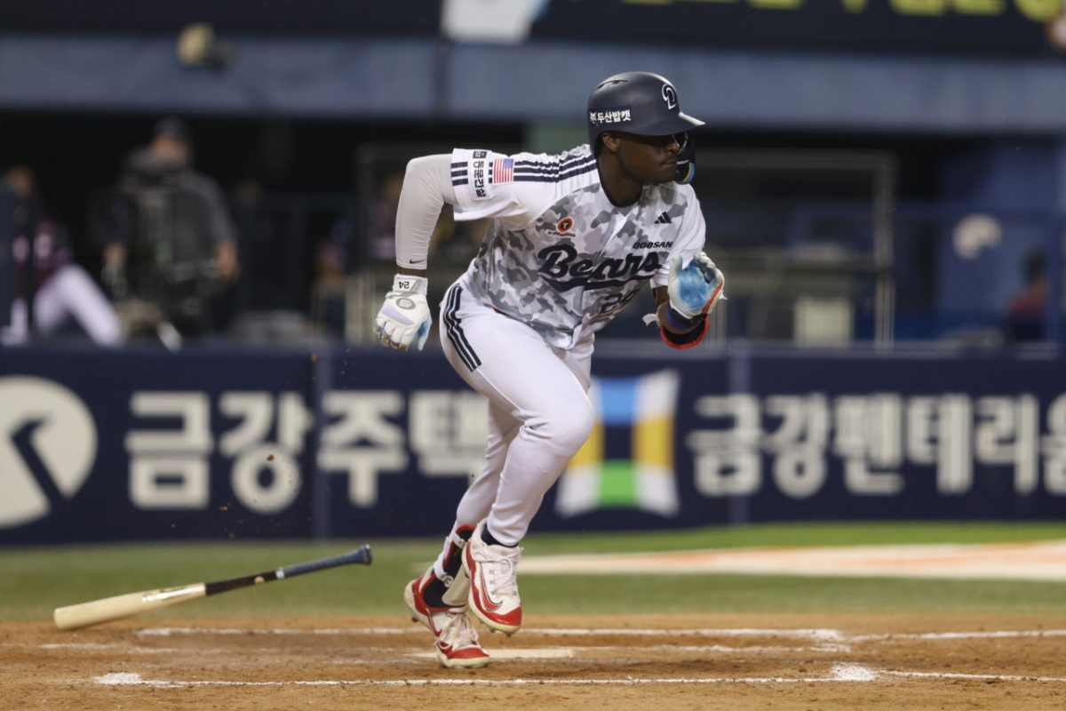 Иностранный нападающий Doosan Bears Даз Кэмерон. /Фото = Предоставлено Doosan Bears.
