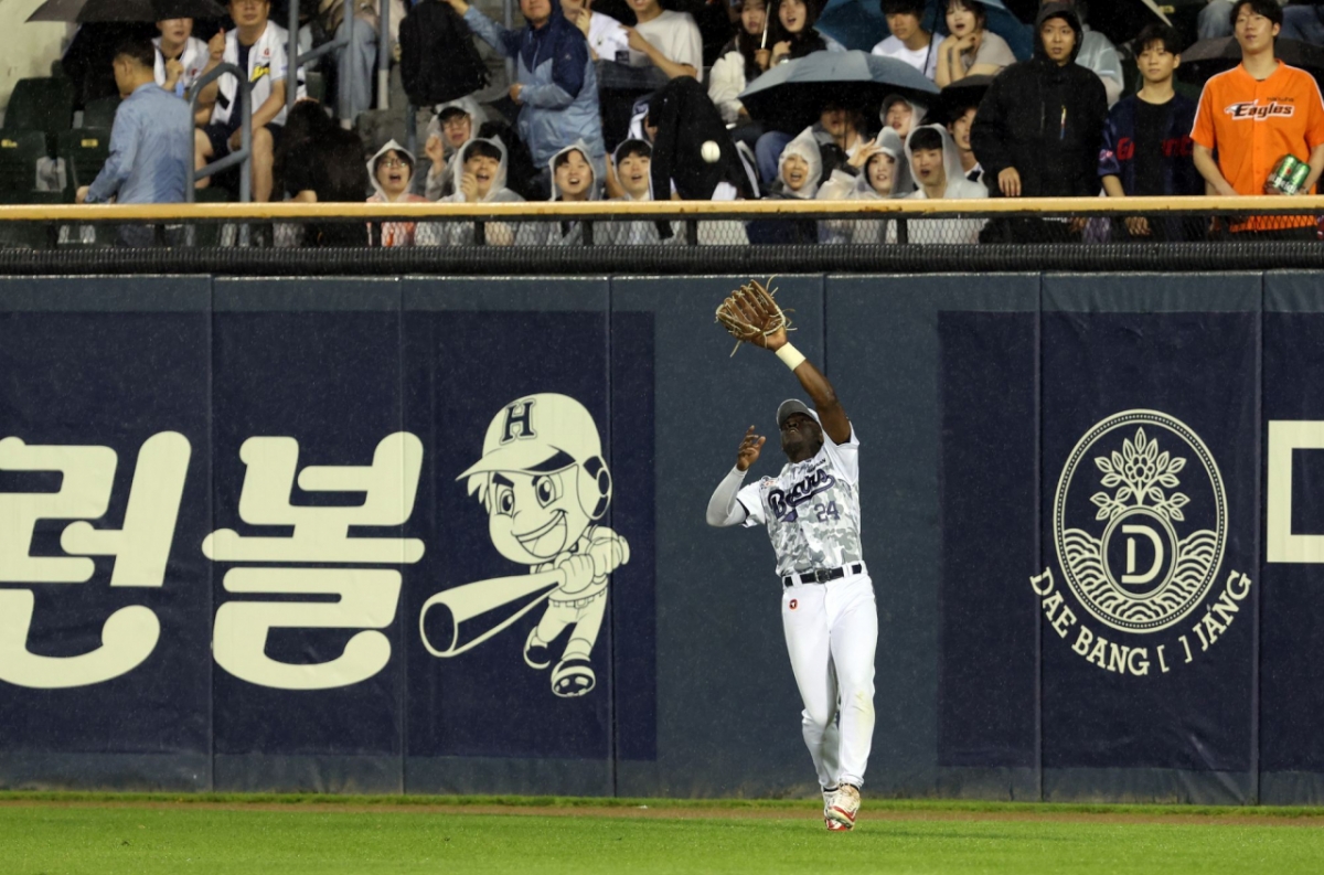 Иностранный нападающий Doosan Bears Даз Кэмерон. /Фото = Предоставлено Doosan Bears.