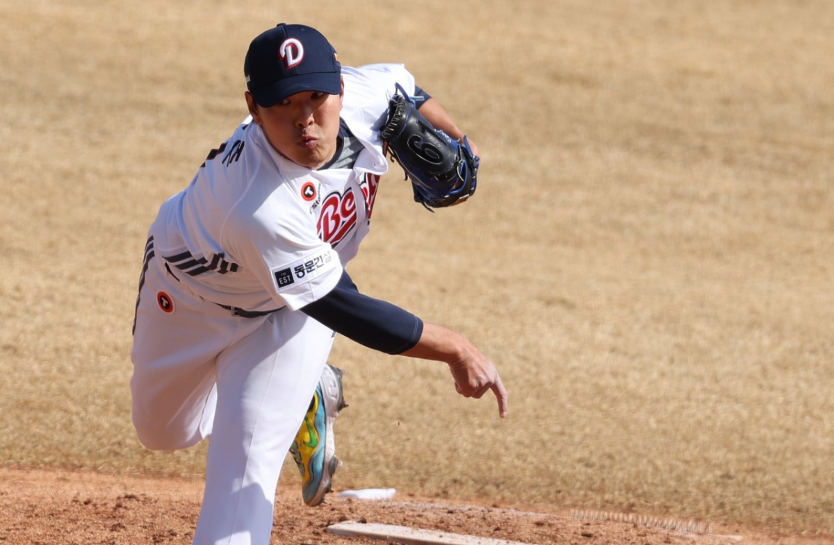 Doosan Bears pitcher Choi Won-jun. /Photo=Doosan Bears