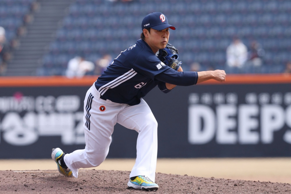 Doosan Bears pitcher Choi Won-jun. /Photo=Doosan Bears