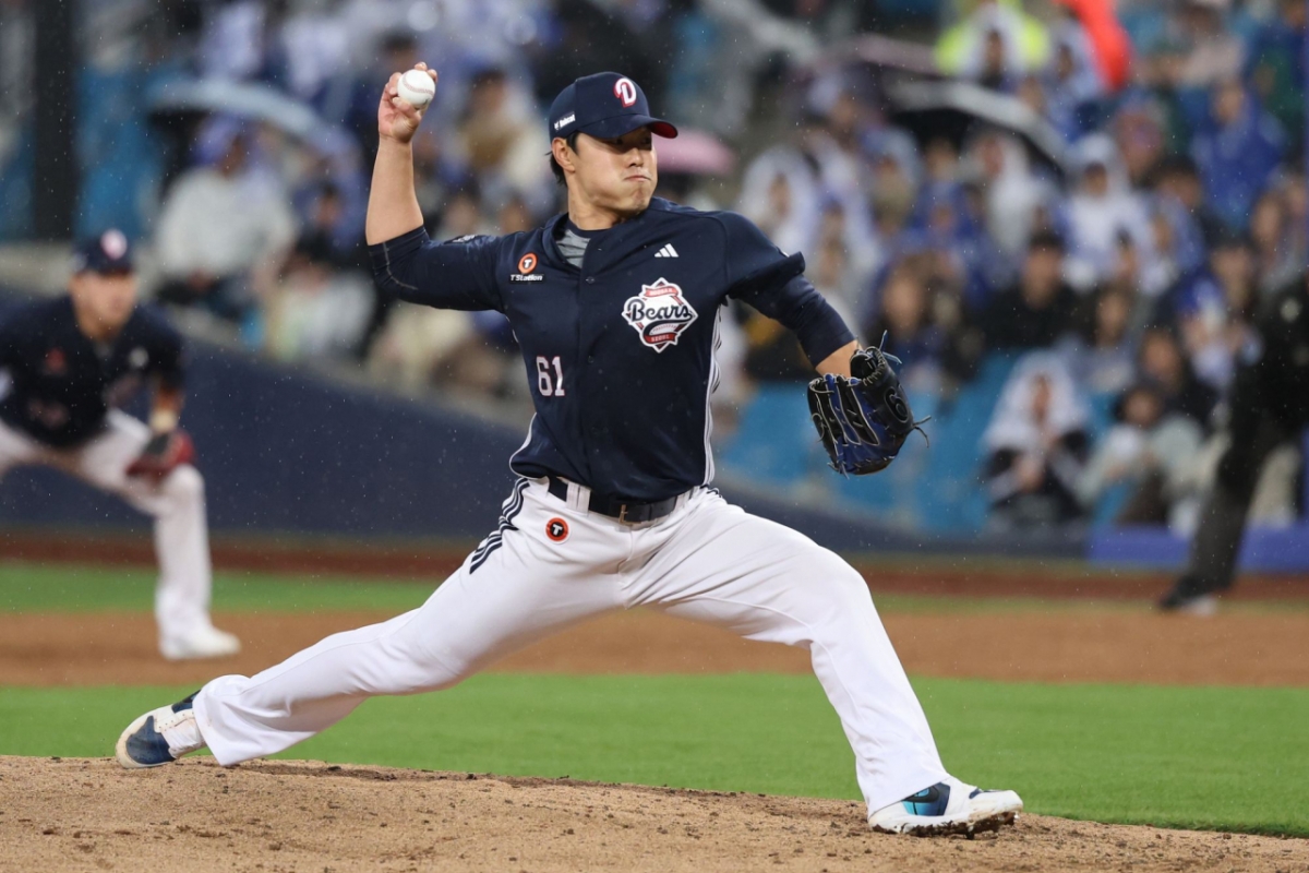 Doosan Bears pitcher Choi Won-jun. /Photo=Doosan Bears