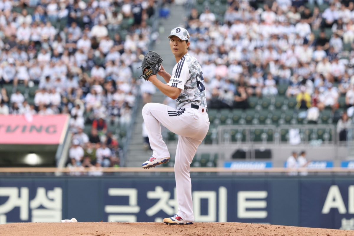 Doosan Bears pitcher Choi Min-seok. /Photo=Provided by Doosan Bears