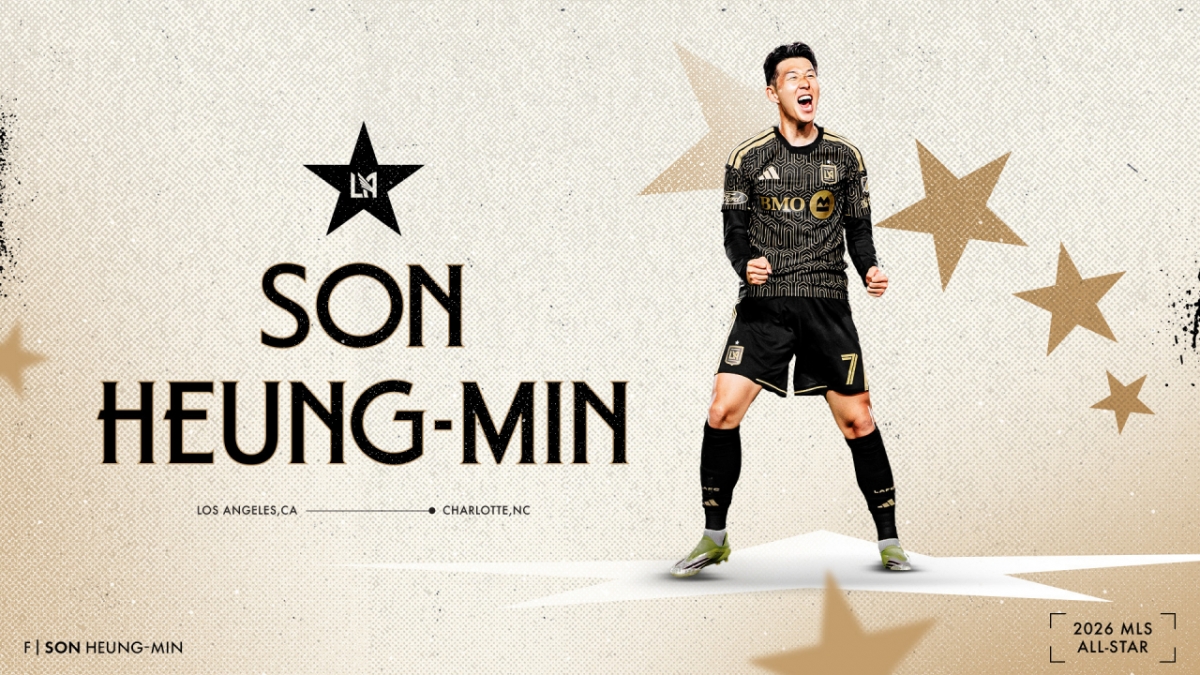 Son Heung-min selected for the 2026 U.S. Major League Soccer (MLS) All-Star First Eleven. /Photo=LAFC website screenshot