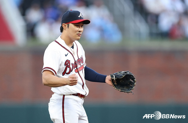Atlanta Braves Kim Ha-seong. /AFPBBNews=NEWS1