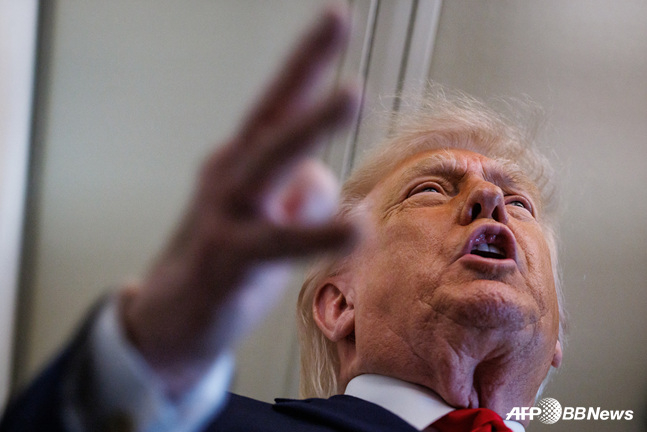 President Donald Trump. /AFPBBNews=NEWS1