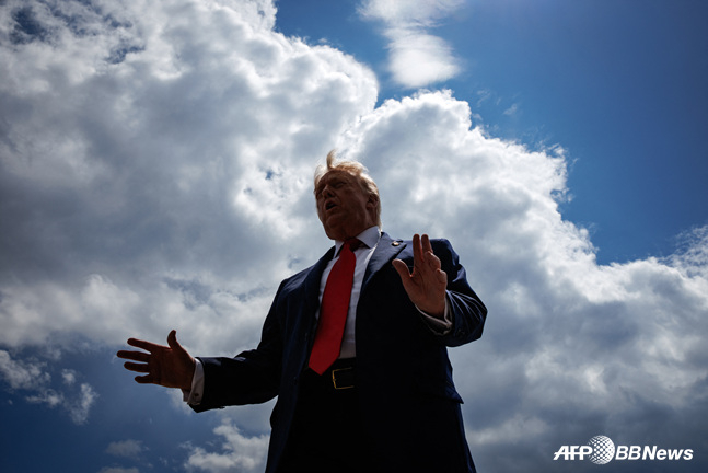 President Donald Trump. /AFPBBNews=NEWS1