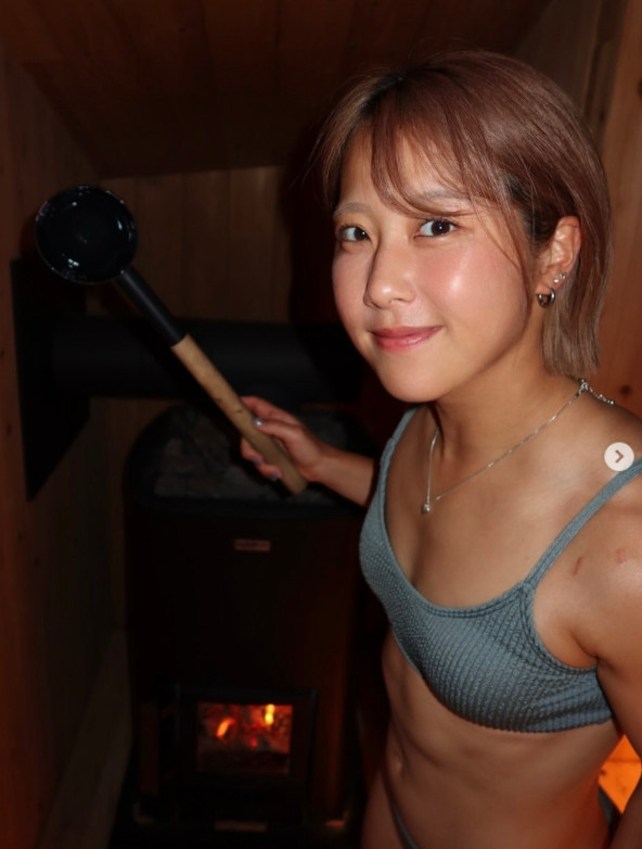 鎮西ほのか。 /写真=鎮西穂香 SNS和え