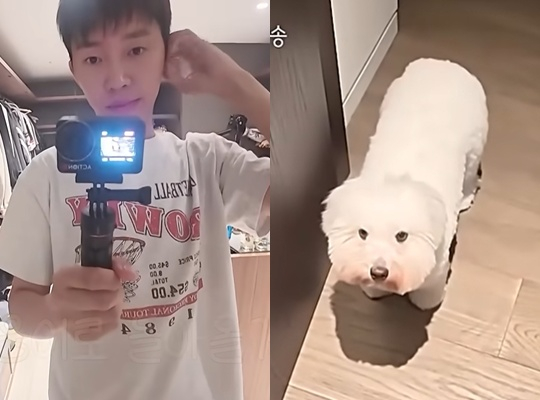イム·ヨンウンと愛犬のシウォル/写真=映像キャプチャー