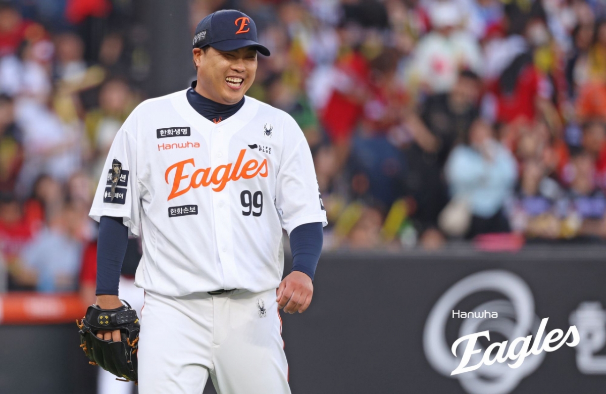 Hanwha's Ryu Hyun-jin on the 11th. /Photo=Hanwha Eagles