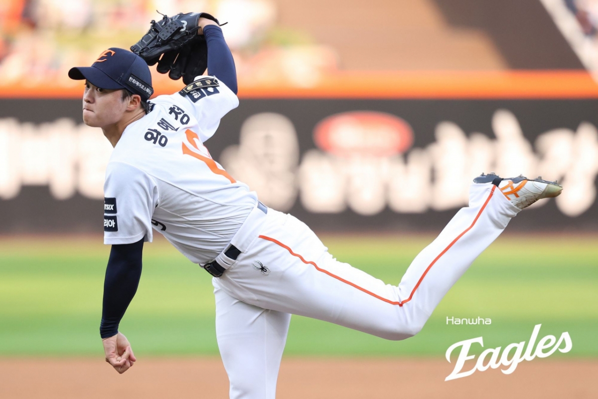 Hanwha Eagles, el lanzador asiático Wang Yencheng. /Foto=Hanwha Eagles