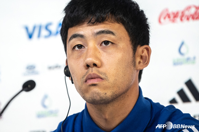 日本代表チームの引退を宣言した遠藤亘。 /AFPBBNews=ニュース1