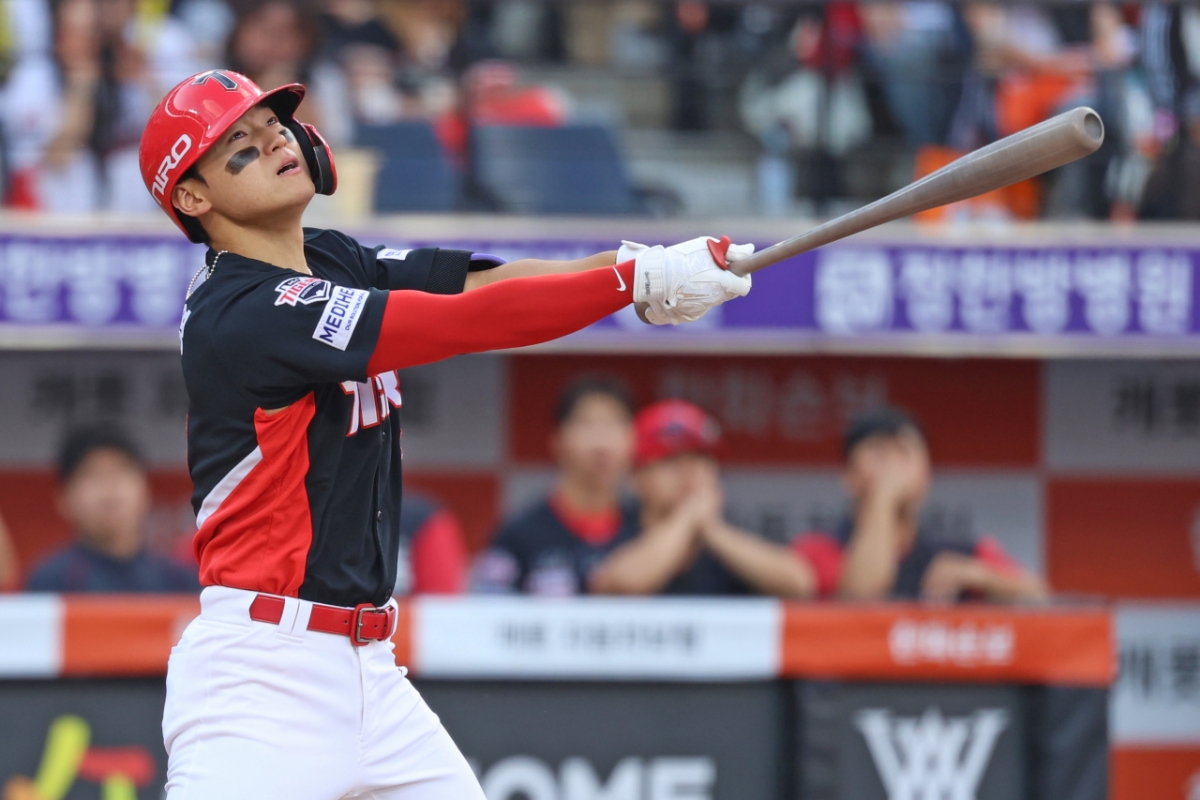 KIAタイガースの内野手、金ドヨン。 /写真=KIAタイガース提供