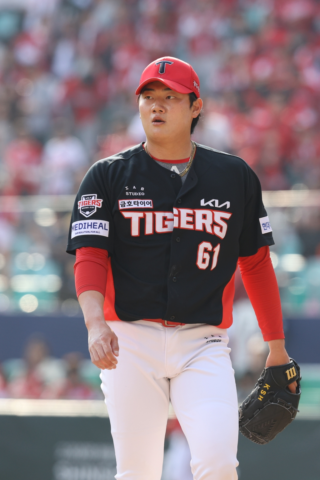 Lanzador de los KIA Tigers, Kim Si-hoon. /Foto=Proporcionado por los KIA Tigers