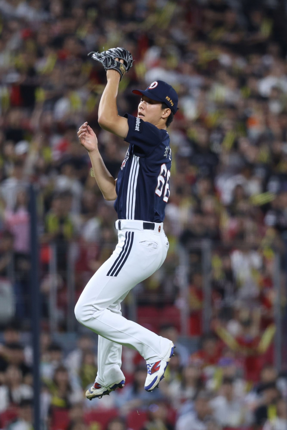 12日、光州(クァンジュ)斗山(トゥサン)ベアーズ対KIAタイガース戦。 斗山(トゥサン)の先発投手チェ·ミンソクの姿。 /写真=斗山ベアーズ提供