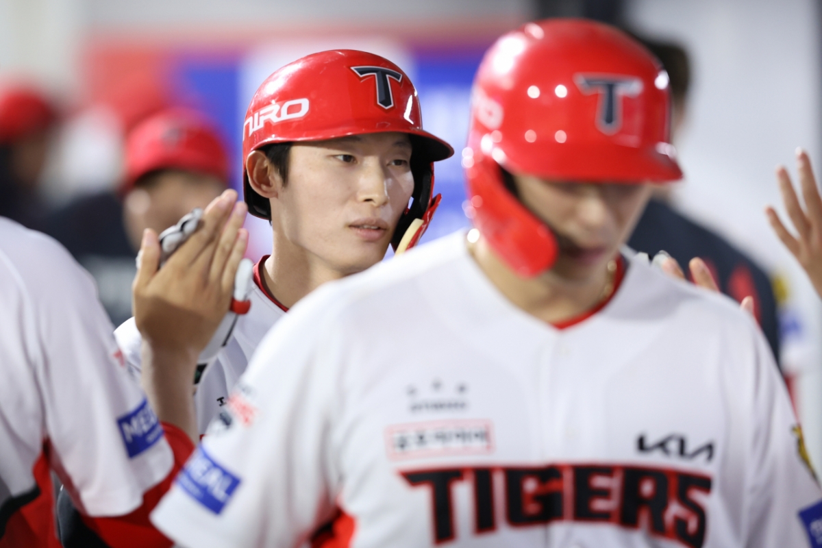Jardinero de los KIA Tigers, Kim Ho-ryeong. /foto=Proporcionado por los KIA Tigers