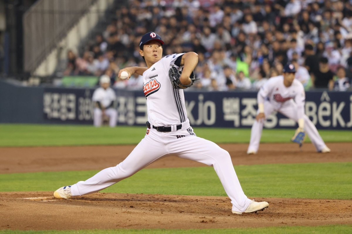 Doosan Bears, lanzador abridor Choi Min-seok. /Foto=Doosan Bears