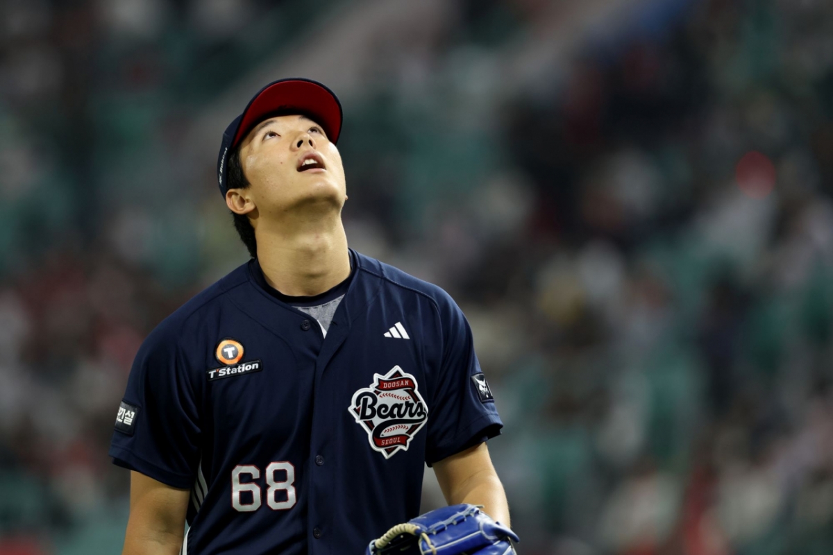 Doosan Bears, lanzador abridor Choi Min-seok. /Foto=Doosan Bears