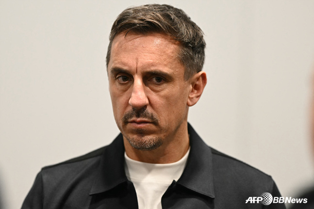 Gary Neville. /AFPBBNews=NEWS1
