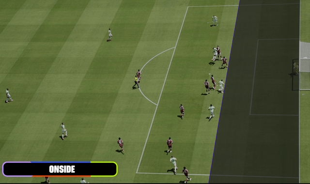 VAR graphic released by FIFA. It stated the controversial scene was onside. /Photo=FIFA Media capture