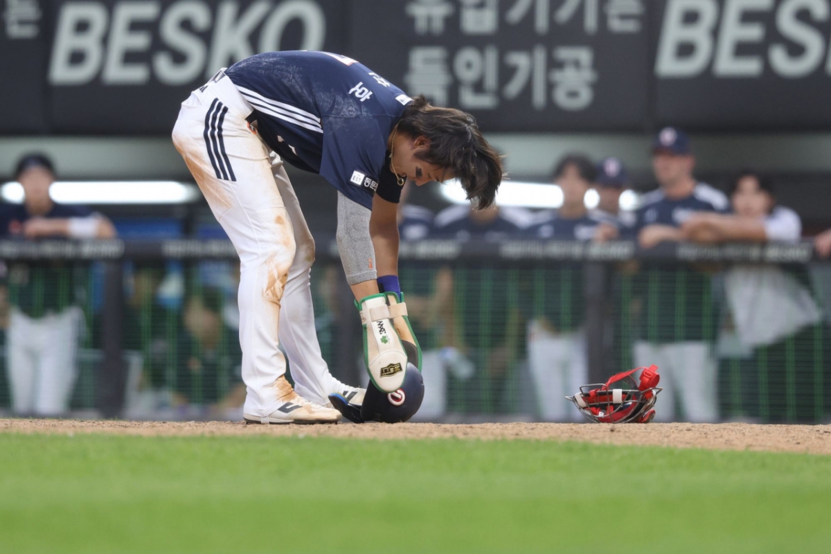 Матч Кванджу Дусан - КИА 14-го числа. Вид на Пак Чан Хо из Doosan Bears. /Фото = Предоставлено Doosan Bears.