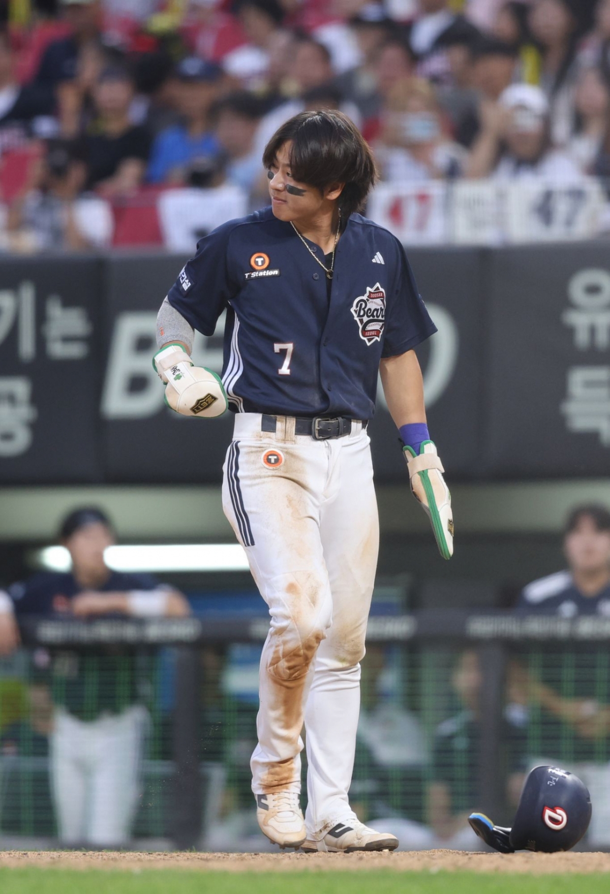 Матч Кванджу Дусан - КИА 14-го числа. Вид на Пак Чан Хо из Doosan Bears. /Фото = Предоставлено Doosan Bears.