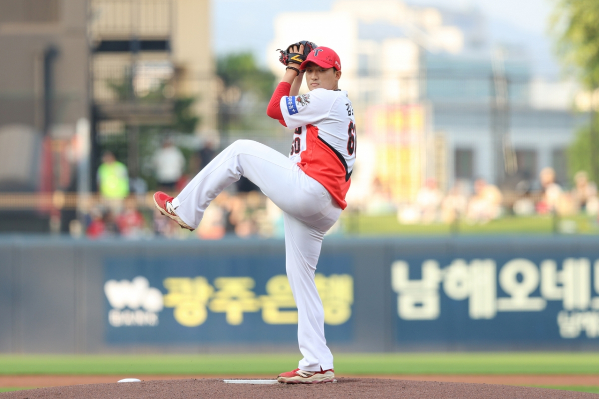 KIA Tigers pitcher Kim Do-hyun. /Photo=KIA Tigers