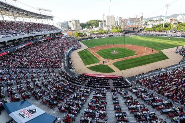 Vista del estadio Gwangju-KIA Champions Field. /Foto=Proporcionado por los KIA Tigers